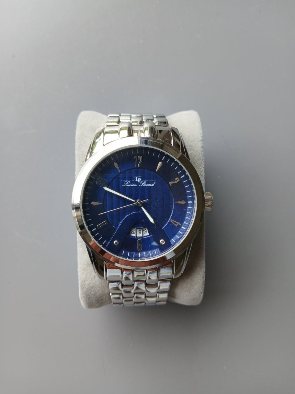 Lucien Piccard - NY Giants Blue and Steel Watch